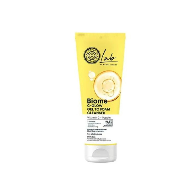 BIOME GEL LIMPIADOR FACIAL ESPUMANTE C-GLOW 140ML