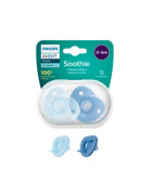 AVENT CHUPETE SOOTHIE NIÑO 2 UNIDADES 0-6 MESES