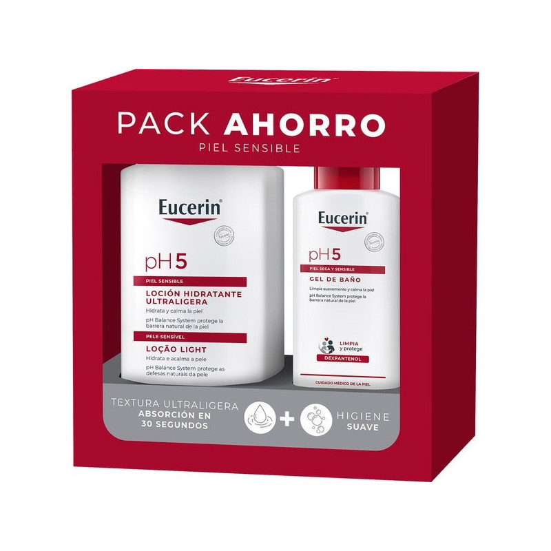 EUCERIN LOCION HIDRATANTE ULTRALIGERA + 200ML GEL