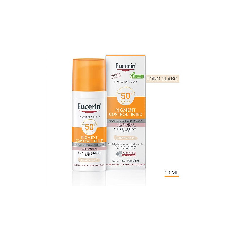 EUCERIN PIGMENT CONTROL TINTED CLARO 50ML