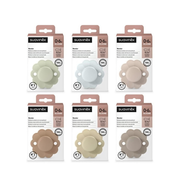 SUAVINEX WONDER FLOR 0-6+ SOFT COLOR