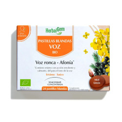 PRANAROM HERBALGEM PASTILLAS BLANDAS VOZ RONCA AFONIA 24 PASTILLAS