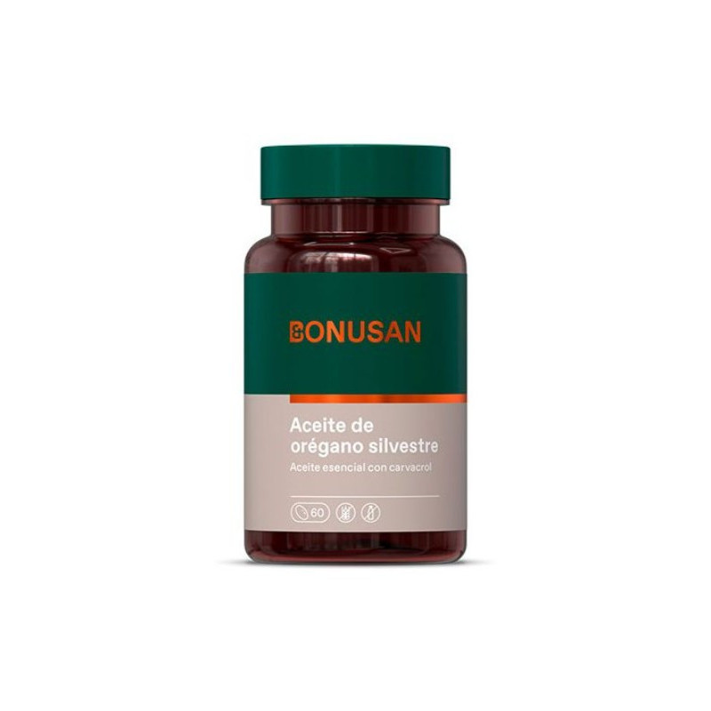 BONUSAN ACEITE DE ORÉGANO SILVESTRE 60 PERLAS