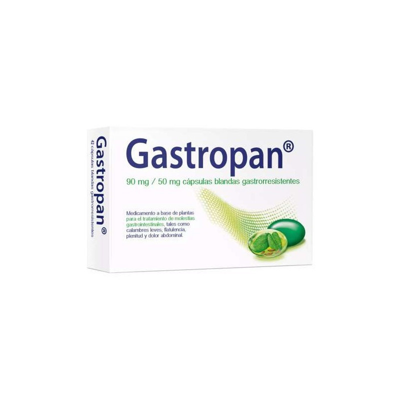 GASTROPAN 90 MG/50 MG 42 CAPSULAS BLANDAS GASTRORRESISTENTES