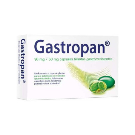 GASTROPAN 90 MG/50 MG 42 CAPSULAS BLANDAS GASTRORRESISTENTES