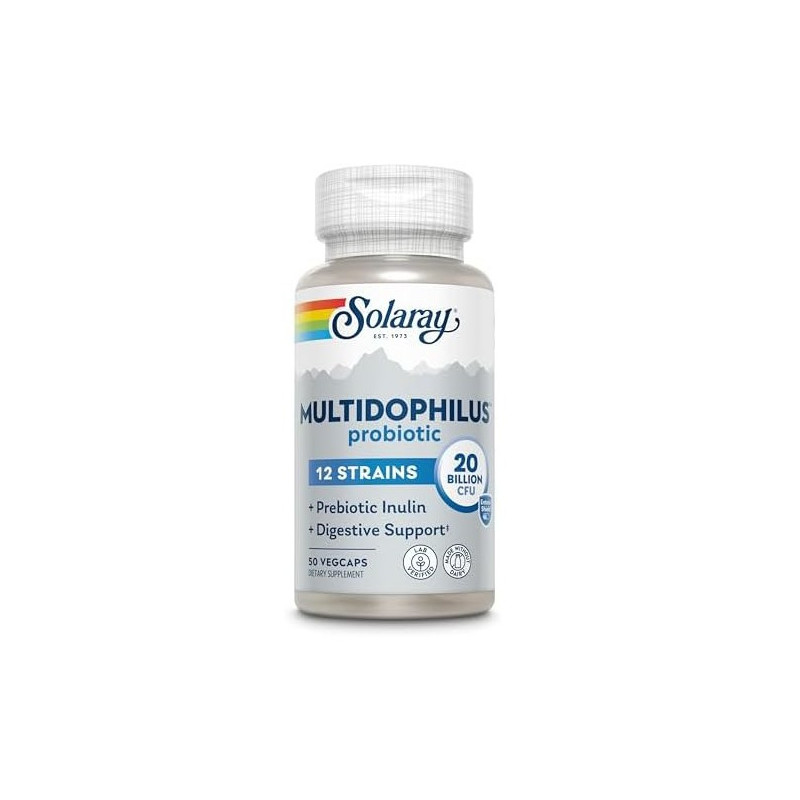 SOLARAY MULTIDOPHILUS 50 CAPSULES