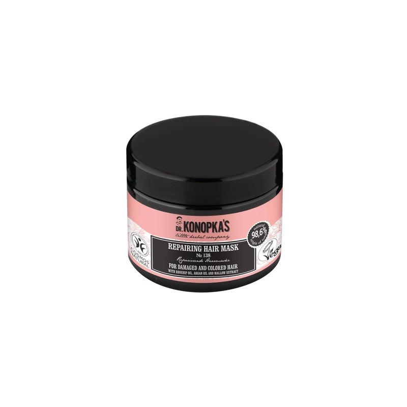 Dr. Konopka's - Mascarilla reparadora para cabello teñido y dañado Nº138