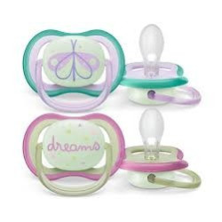 AVENT PHILIPS CHUPETE ULTRA AIR NIGHTTIME NIÑA