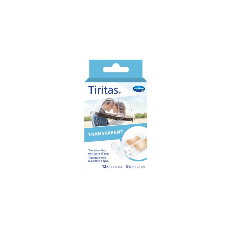 Tiritas Transparent surtido 2 tamaños