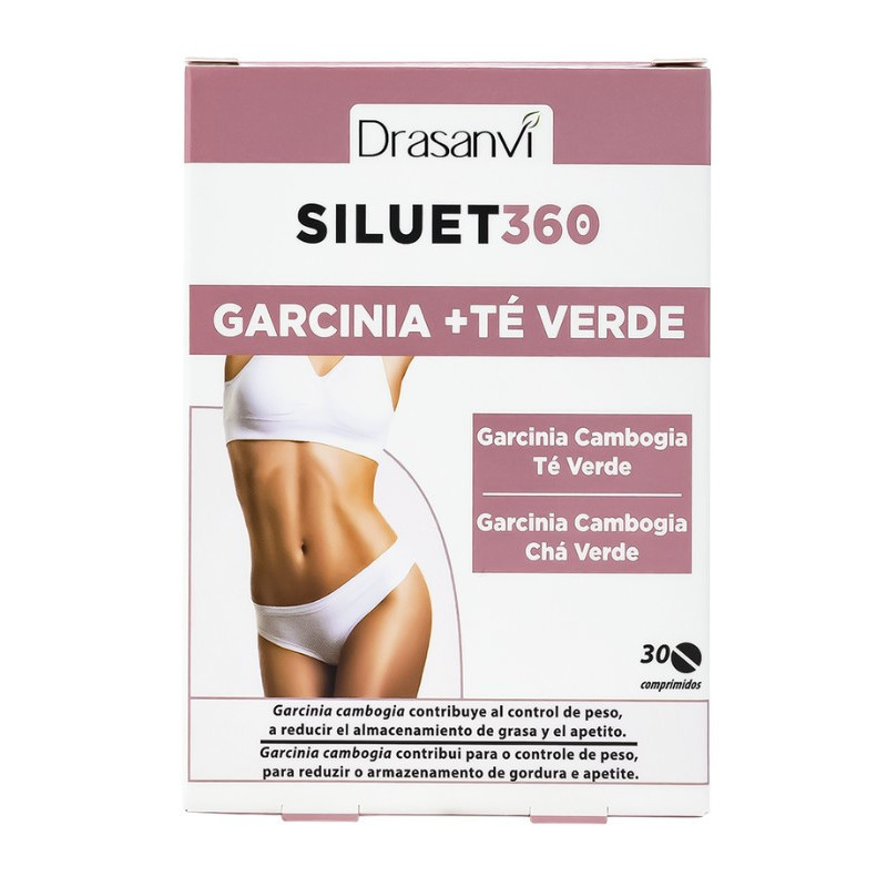 DRASANVI SILUET360 GARICNIA + TÉ VERDE 30 COMPRIMIDOS