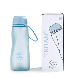 IRISANA BOTELLA TRITÁN AZUL REUTILIZABLE 550ML