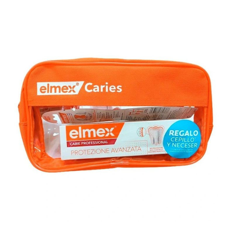 ELMEX NECESER + CEPILLO + PASTA ANTICARIES PROFESSIONAL 75 ML