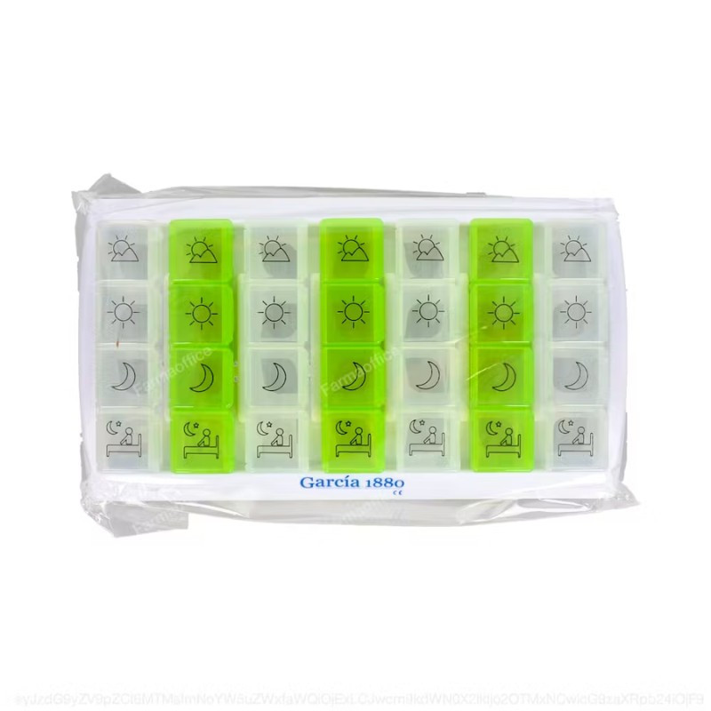 GARCIA 1880 PASTILLERO SEMANAL 4 TOMAS 26X14'8CM