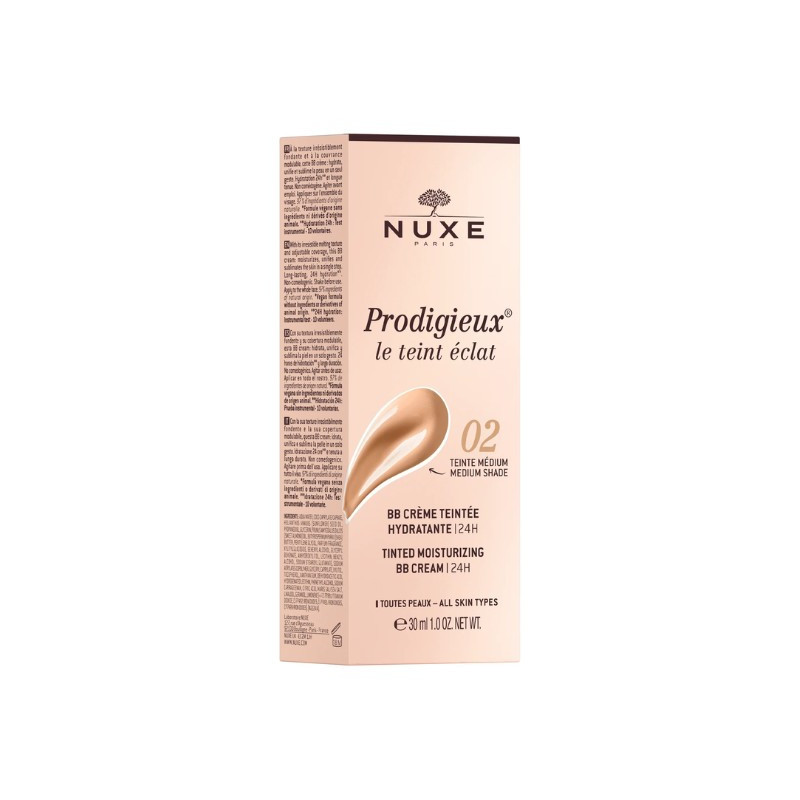 Nuxe Prodigieux Bb Cream 24H 02 Tono Medio 30 Ml