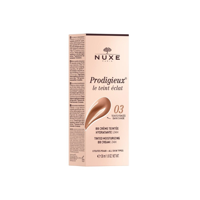 NUXE PRODIGIEUX BB CREAM HIDRAT 24H TONO 3 OSCURO