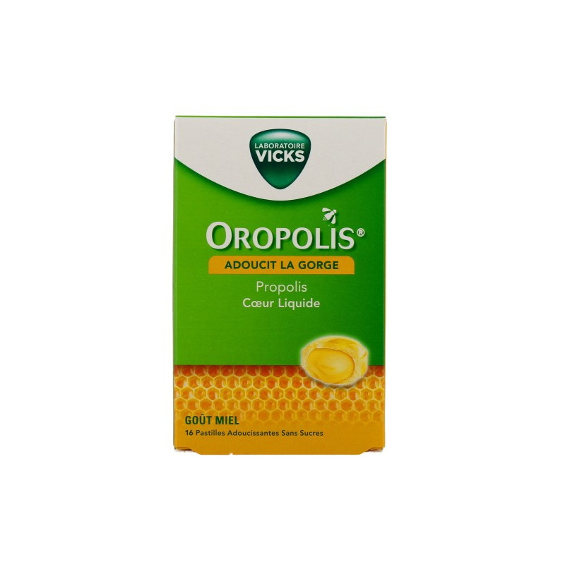 VICKS OROPOLIS PROPOLIS 16 PASTILLAS SABOR MIEL