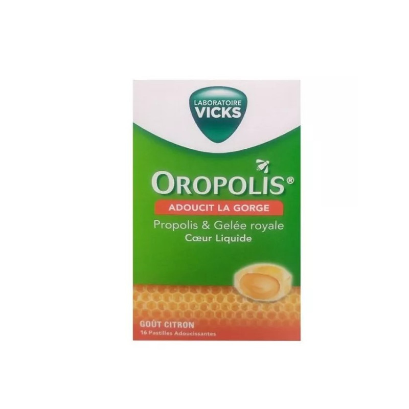 Oropolis Suavizante Propóleo y Jalea Real x16 Pastillas