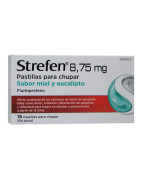 STREFEN MIEL EUCALIPTO 16 PASTILLAS PARA CHUPAR