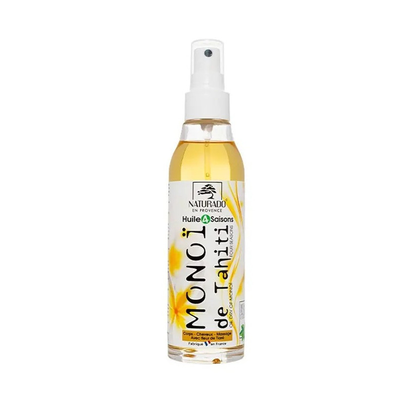 Naturado Aceite de Monoi 4 Estaciones Cara, cuerpo y cabello 150 ml