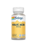 Solaray ACIDO FOLICO 800MCG 100VEGCAPS