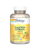 Solaray Calcio Citrato Naranja 1000 mg 60 comprimidos masticables
