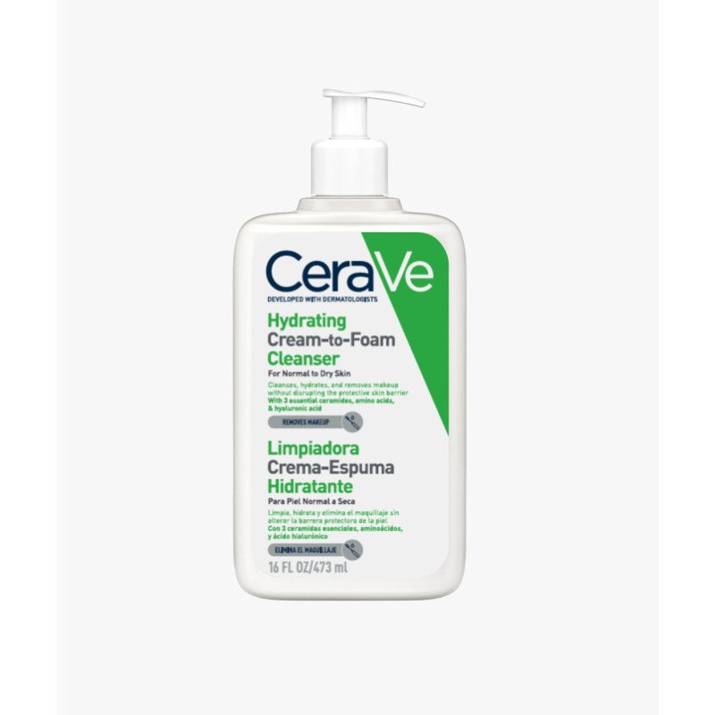 CERAVE CREMA LIMPIADORA ESPUMOSA 473ML