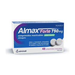 ALMAX FORTE 750 MG 48 COMPRIMIDOS DE MENTA