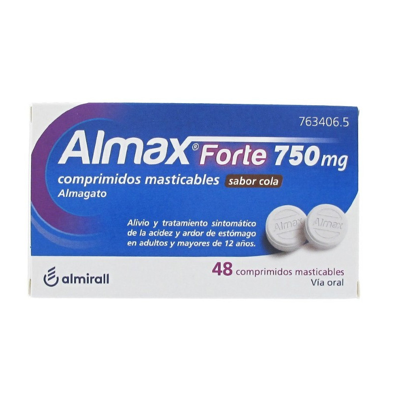 ALMAX FORTE 750 MG COLA 48 COMPRIMIDOS MASTICABLES