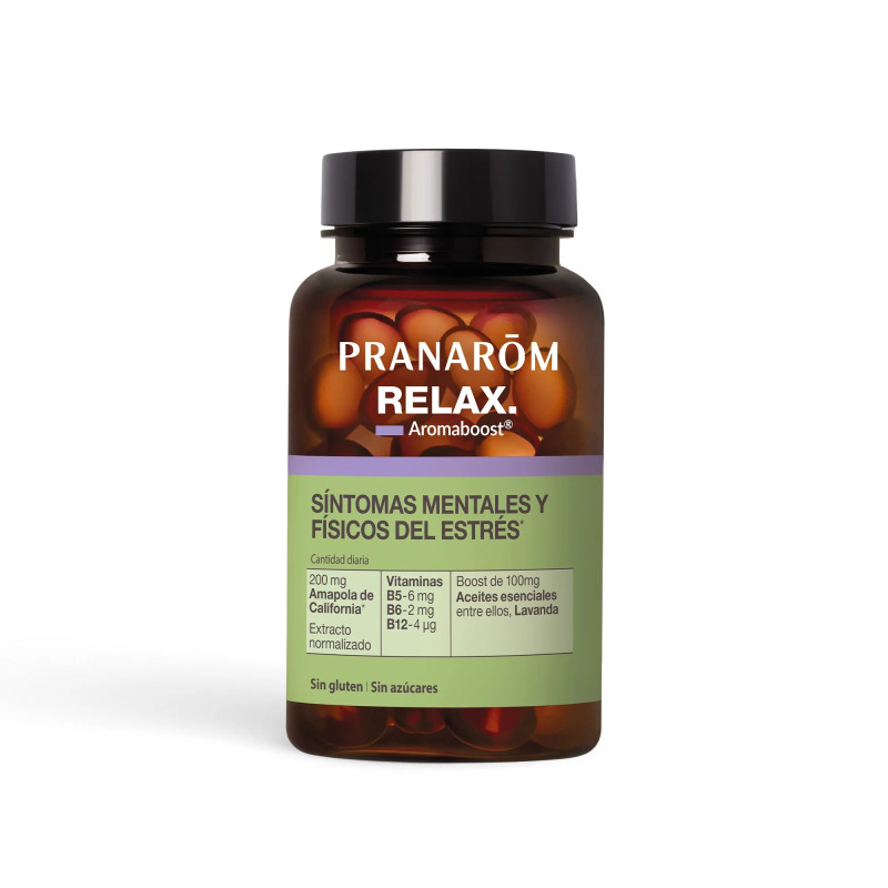 PRANAROM AROMABOOST RELAX 60 CAPSULAS