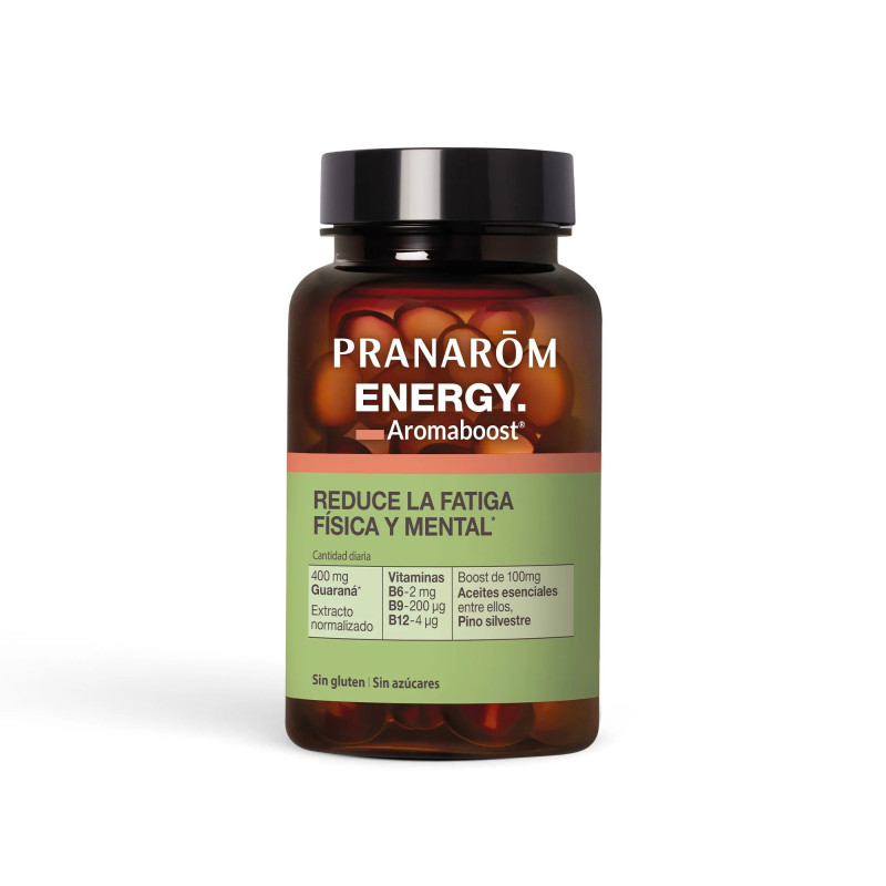 PRANAROM AROMABOOST ENERGY 60 CAPSULAS