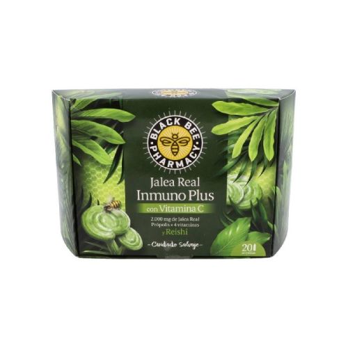 Black Bee Jalea Real Inmuno 20 Ampollas