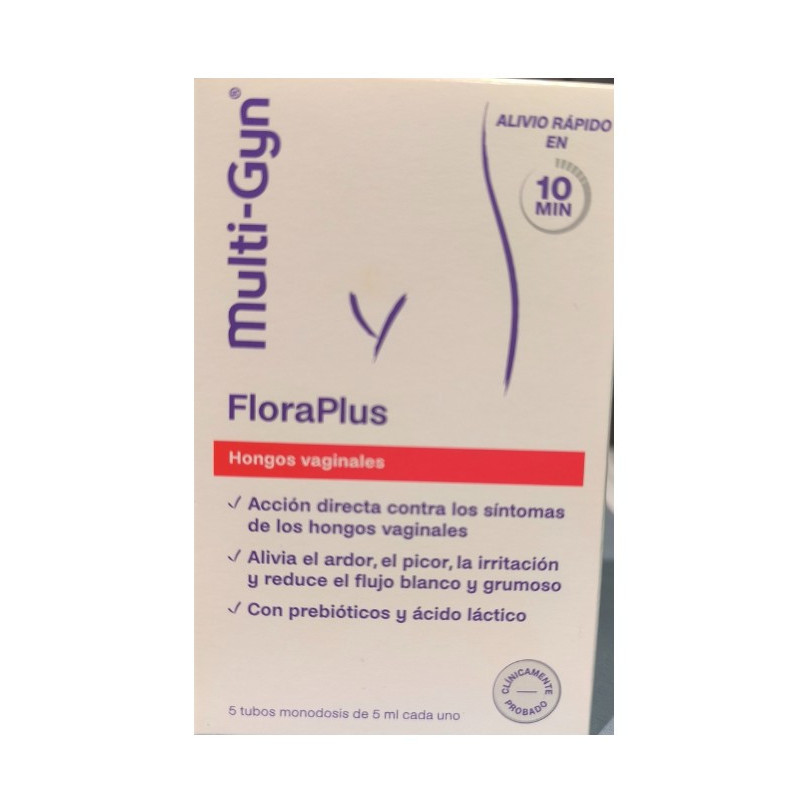 MULTI-GYN FLORA PLUS 5 TUBOS MONODOSIS
