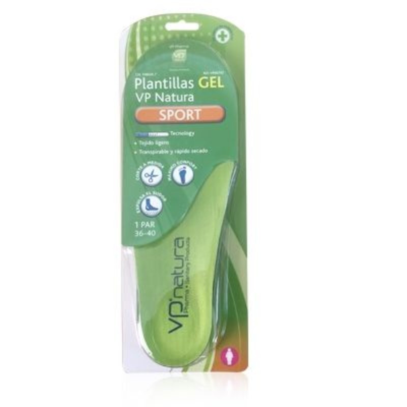 VP PHARMA PLANTILLAS GEL SPORT 36-40