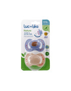LUC ET LÉA CHUPETE NATURE 0-6M X 2
