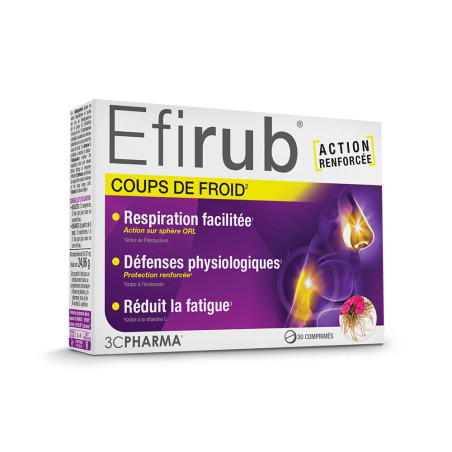 3C PHARMA EFIRUB 30COMPRIMIDOS