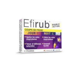 3C PHARMA EFIRUB DIA Y NOCHE 15 + 5 CÁPSULAS