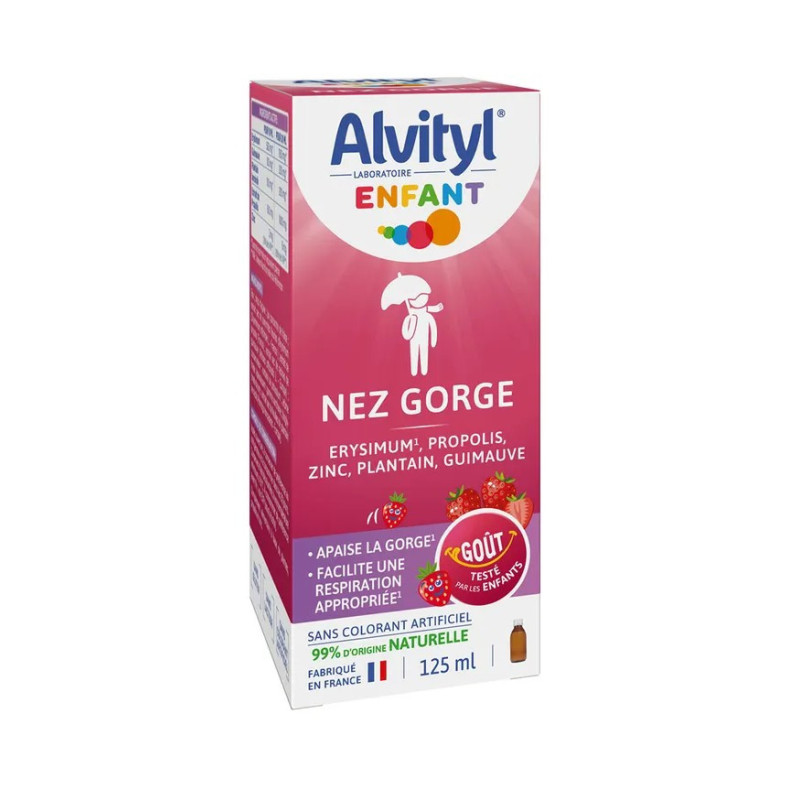 Alvityl Kids Nariz y Garganta Sabor Fresa 125ml