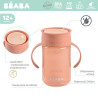 Taza de entrenamiento Beaba 360° rosa
