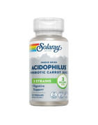 SOLARAY ACIDOPHILUS +PREBIOTIC CARROT JUICE 30C
