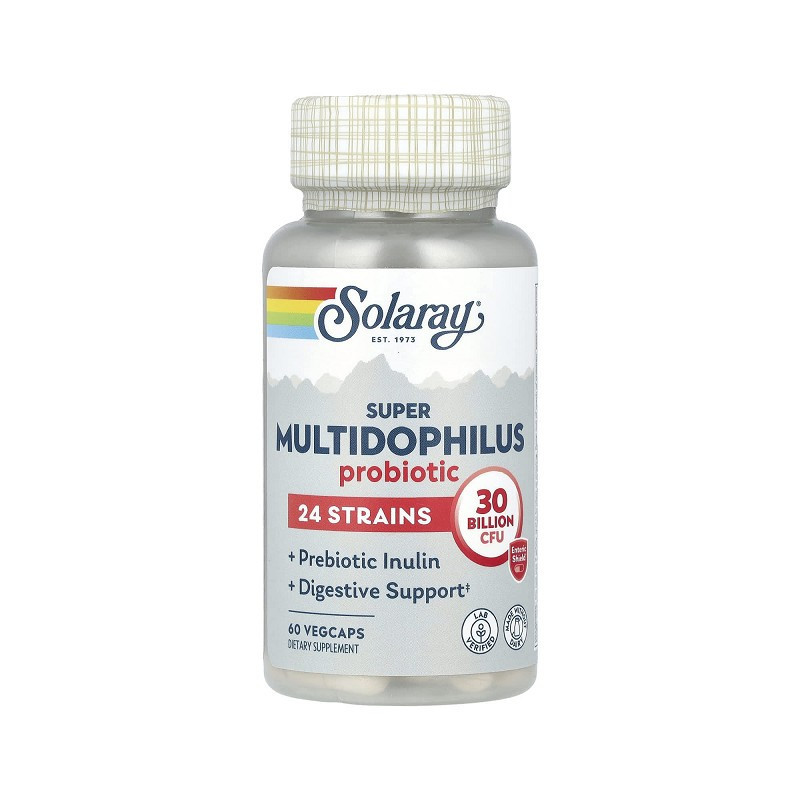 SOLARAY SUPER MULTIDOPHILUS PROBIOTIC 60VEGCAPS