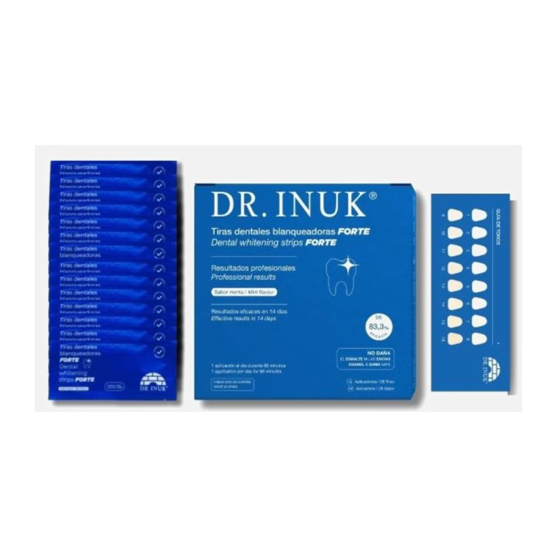 DR. INUK TIRAS DENTALES BLANQUEADORAS FORTE 28 TIRAS