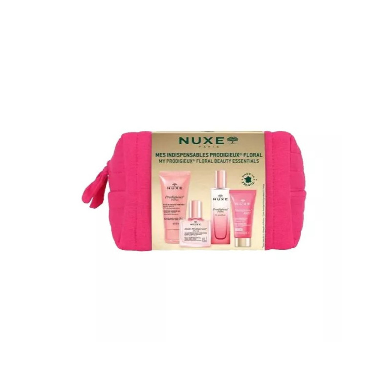 NuxeKit de tela con motivos florales prodigiosos Mis esenciales