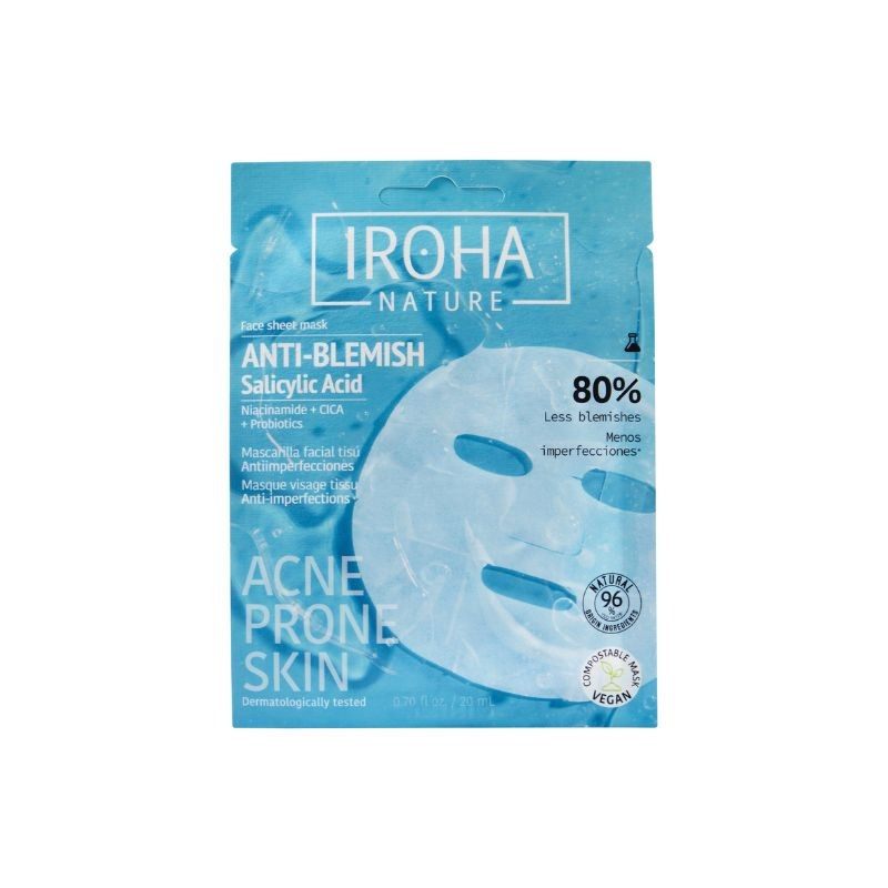 IROHA NATURE MASCARILLA ANTI IMPERFECCIONES ACIDO SALICILICO