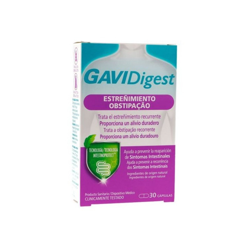 GAVIDIGEST ESTREÑIMIENTO 30CAPSULAS
