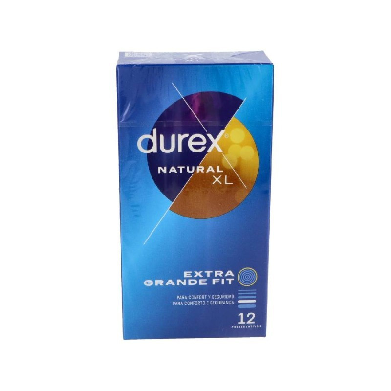 DUREX NATURAL XL 12 PRESERVATIVOS