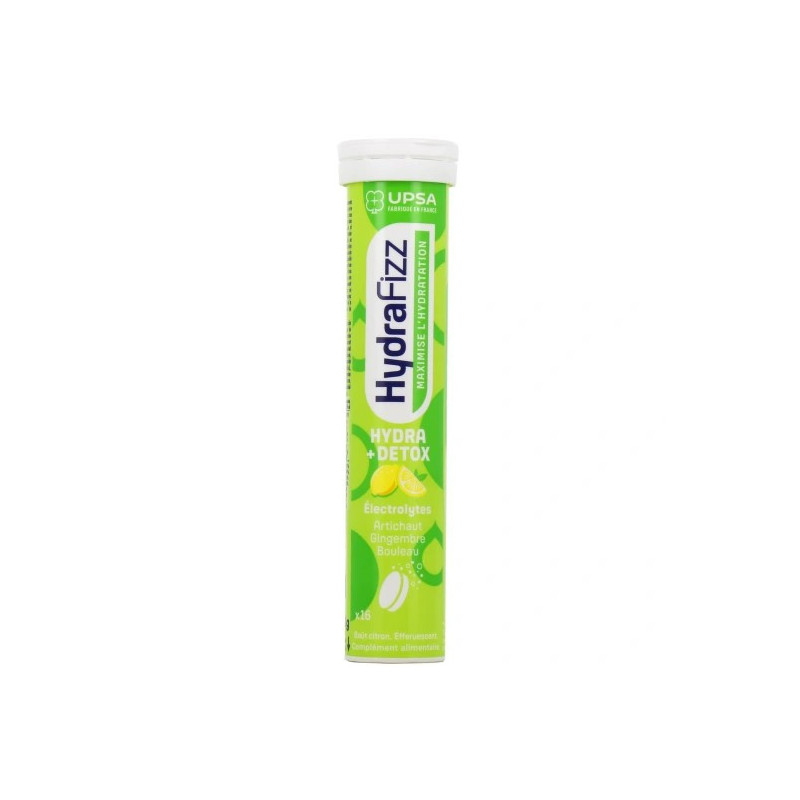 UPSA HYDRAFRIZZ HYDRA+ DETOX X16 GUSTO LIMON