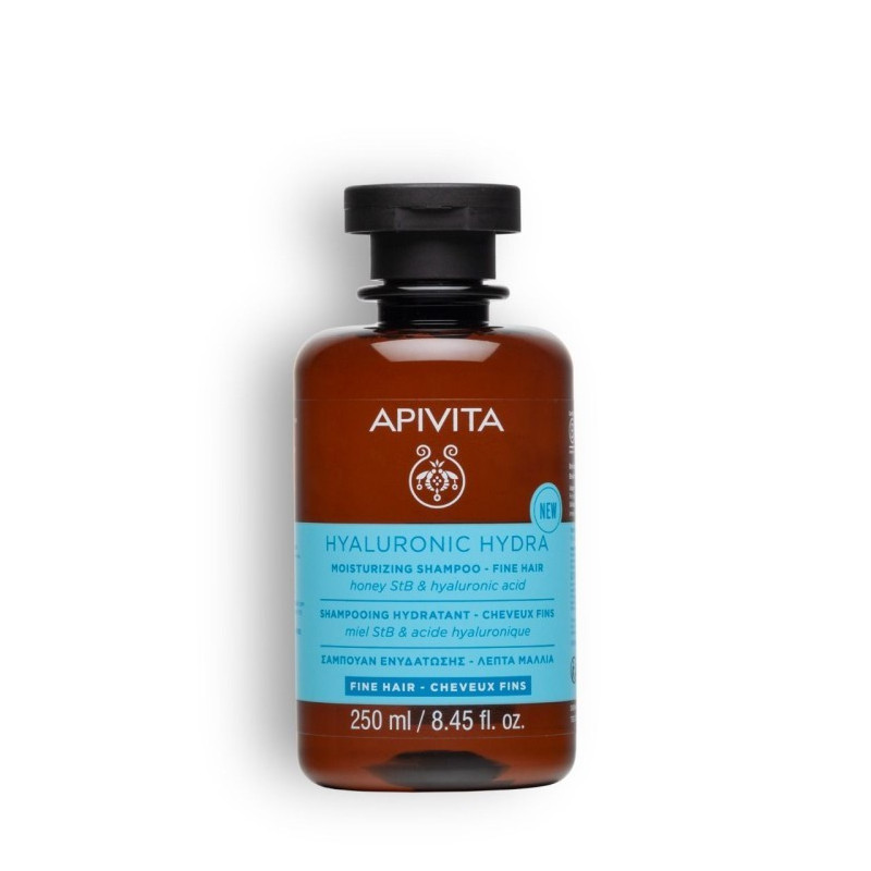 APIVITA HYALURONIC HYDRA FINE HAIR CHAMPU