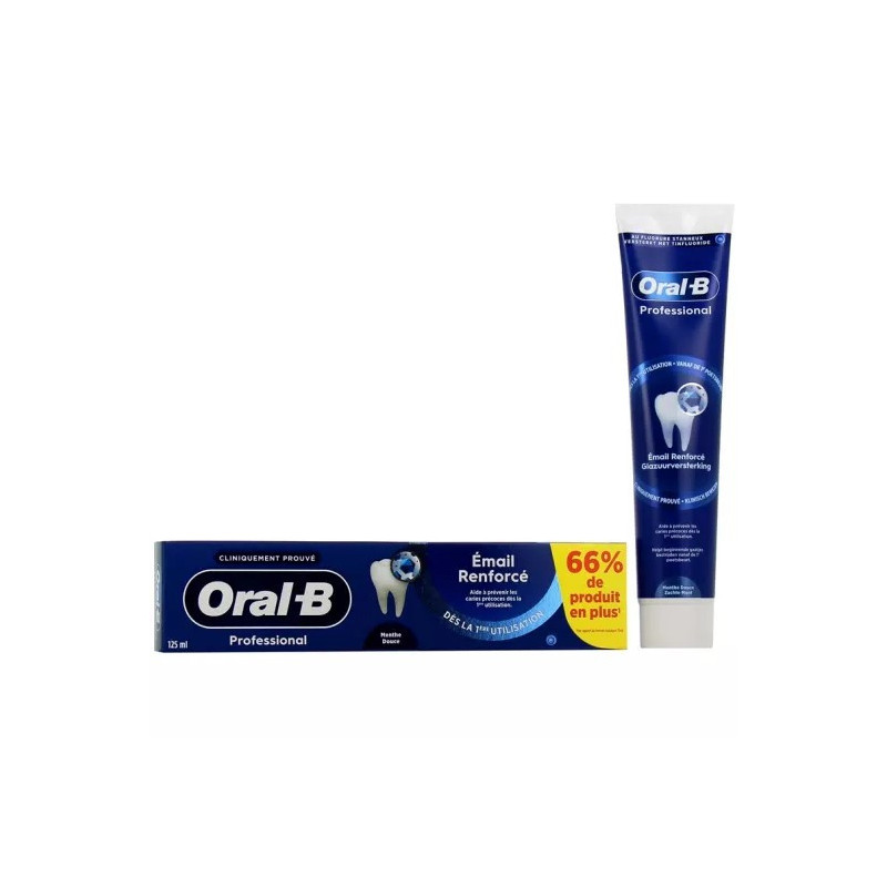 ORAL-B PROFESSIONAL PASTA FORTALECEDORA DEL ESMALTE 125ML