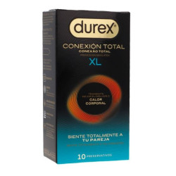 DUREX PRESERVATIVOS CONEXION TOTAL XL 10UD