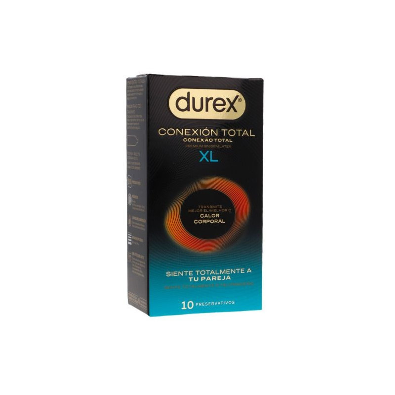 DUREX PRESERVATIVOS CONEXION TOTAL XL 10UD